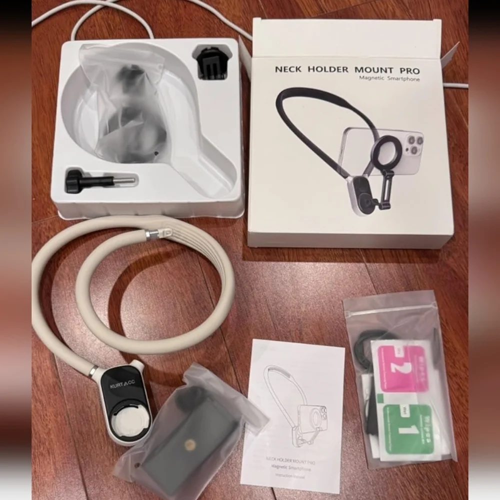 3in1 Magnetic Neck Phone Holder